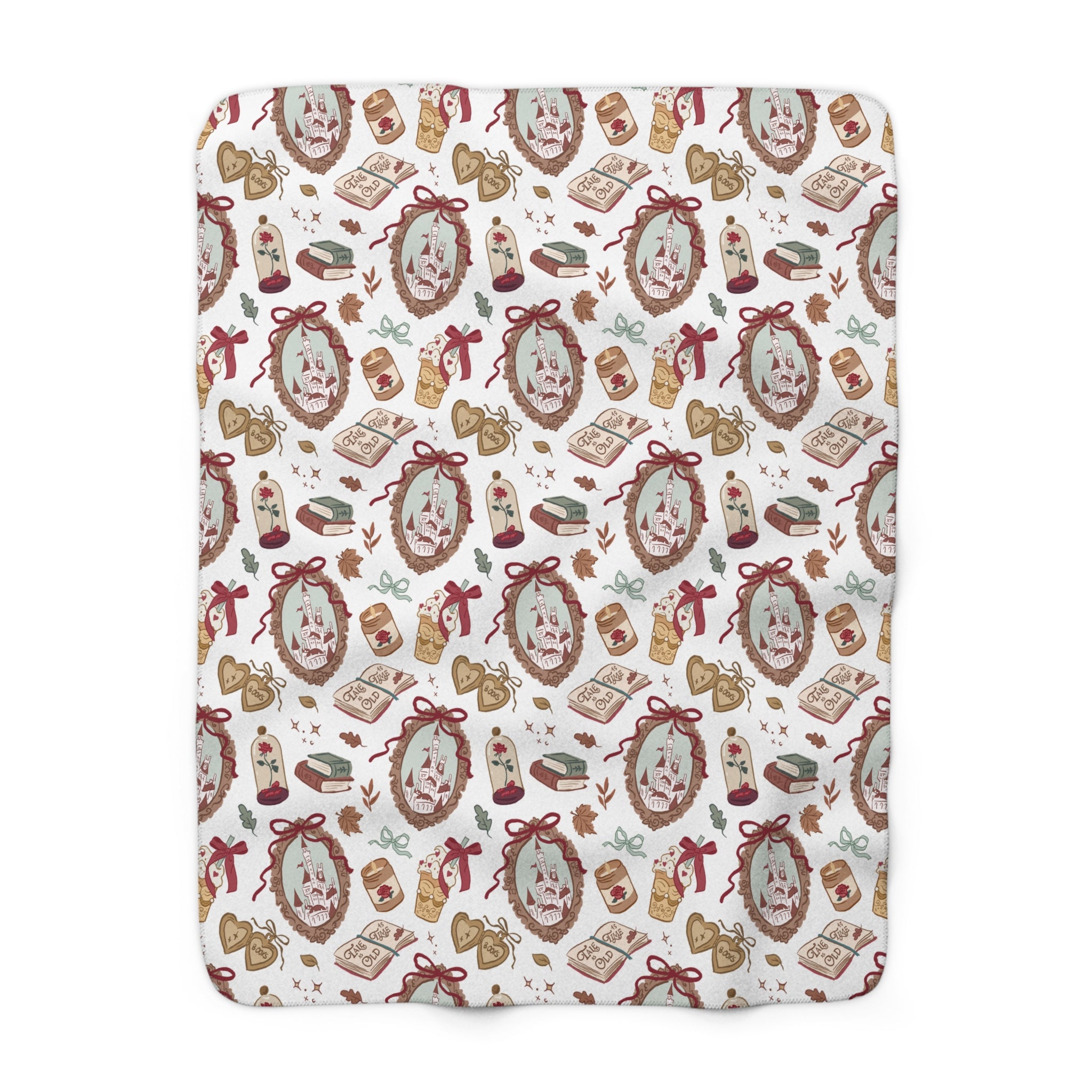 Tale as Old as Time Sherpa Fleece Blanket