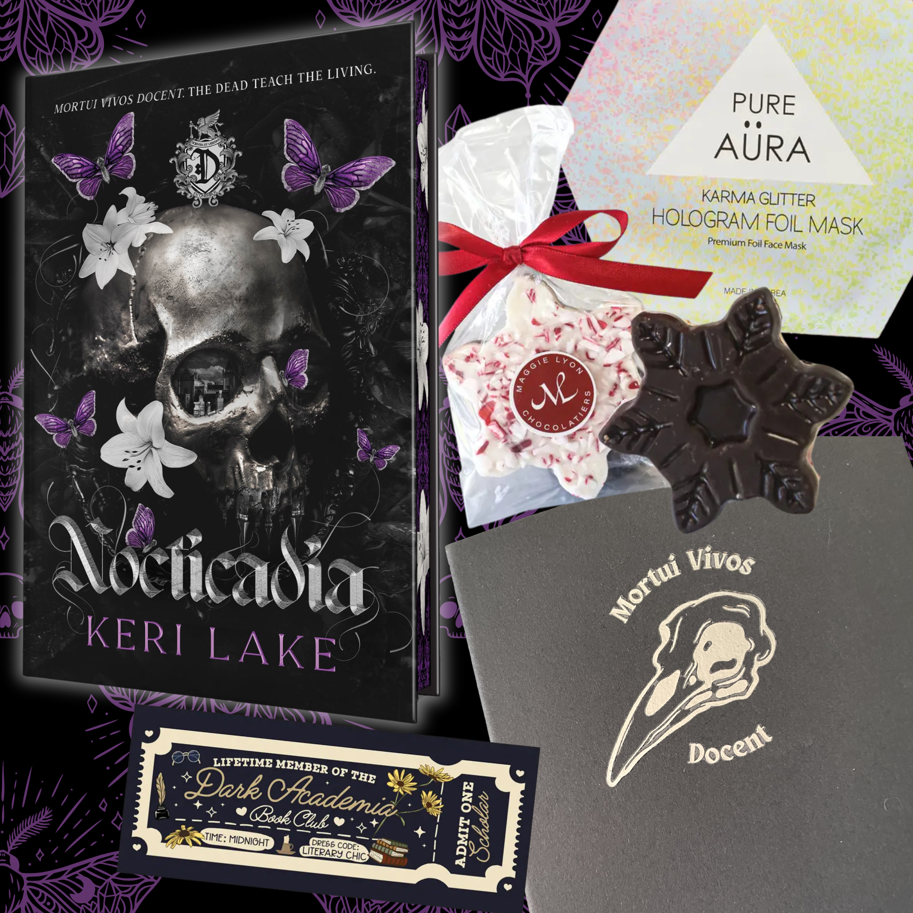 The NOCTICADIA Dark Academia Romance Book Box