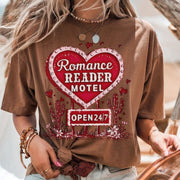 Romance Reader Motel Comfort Colors T-shirt